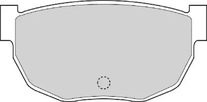 Комплект тормозных колодок NECTO FD898A