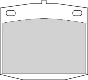 Комплект тормозных колодок NECTO FD837A