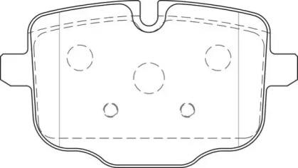 Комплект тормозных колодок NECTO FD7527A