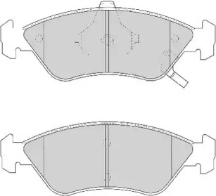 Комплект тормозных колодок NECTO FD6994A