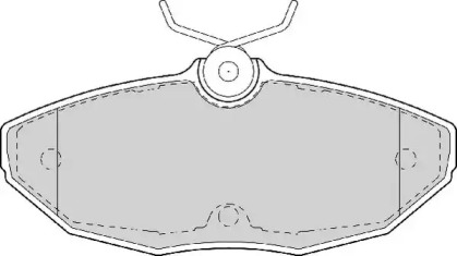 Комплект тормозных колодок NECTO FD6985A