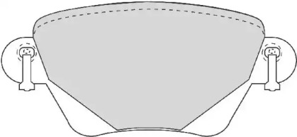 Комплект тормозных колодок NECTO FD6878A