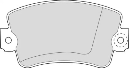 Комплект тормозных колодок NECTO FD690V