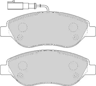 Комплект тормозных колодок NECTO FD6918A