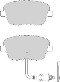 Комплект тормозных колодок NECTO FD7124A