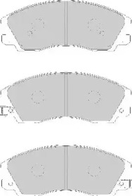 Комплект тормозных колодок NECTO FD7127A