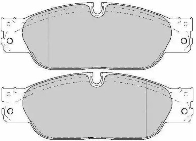 Комплект тормозных колодок NECTO FD7141A