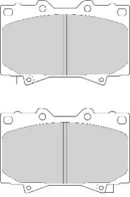 Комплект тормозных колодок NECTO FD7052A