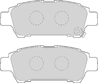 Комплект тормозных колодок NECTO FD7021A