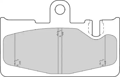 Комплект тормозных колодок NECTO FD7099A