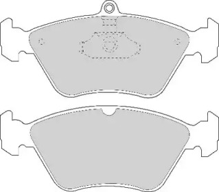 Комплект тормозных колодок NECTO FD6587N