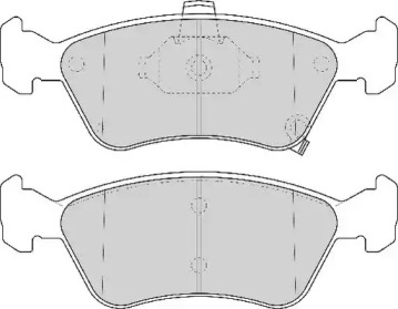 Комплект тормозных колодок NECTO FD6840N