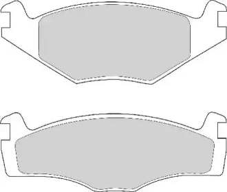 Комплект тормозных колодок NECTO FD4154N