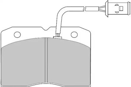 Комплект тормозных колодок NECTO FD6320N