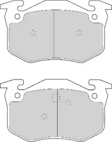 Комплект тормозных колодок NECTO FD6373N