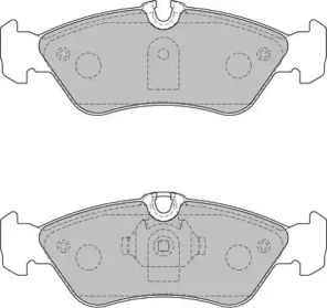 Комплект тормозных колодок NECTO FD7233N