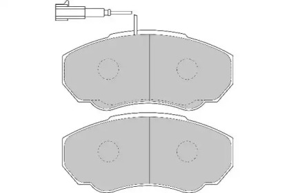 Комплект тормозных колодок NECTO FD6895N