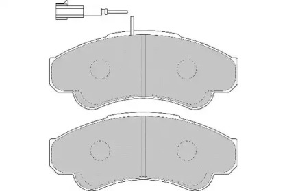 Комплект тормозных колодок NECTO FD6896N