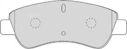 Комплект тормозных колодок NECTO FD6874N