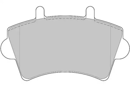 Комплект тормозных колодок NECTO FD6893N