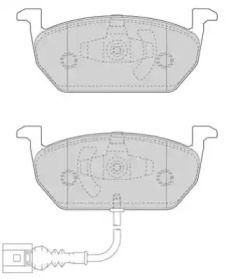 Комплект тормозных колодок NECTO FD7602A