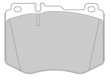 Комплект тормозных колодок NECTO FD7605A