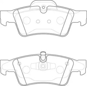 Комплект тормозных колодок NECTO FD7209A