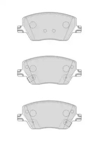 Комплект тормозных колодок NECTO FD7653A