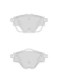 Комплект тормозных колодок NECTO FD7647A