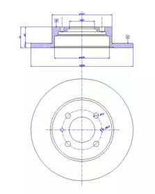 Тормозной диск CAR 142.162