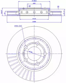 Тормозной диск CAR 142.726