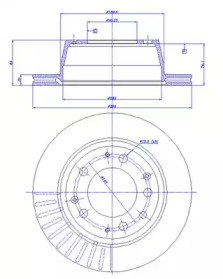 Тормозной диск CAR 142.221