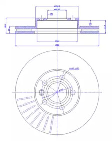 Тормозной диск CAR 142.286