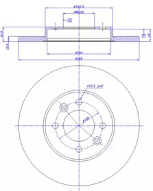 Тормозной диск CAR 142.594