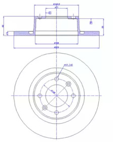 Тормозной диск CAR 142.165