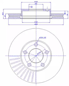 Тормозной диск CAR 142.1119