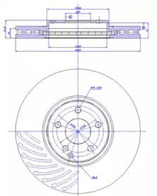Тормозной диск CAR 142.1246