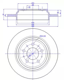 Тормозной диск CAR 142.1260