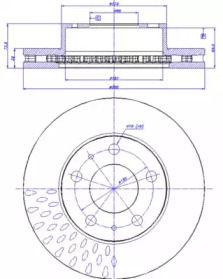 Тормозной диск CAR 142.1417