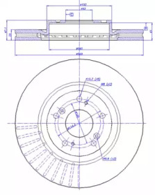 Тормозной диск CAR 142.1421