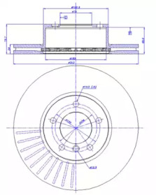 Тормозной диск CAR 142.1523