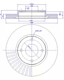 Тормозной диск CAR 142.1571