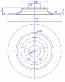 Тормозной диск CAR 142.1777