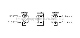 Клапан AVA QUALITY COOLING AI1351