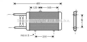 Теплообменник AVA QUALITY COOLING AI2066