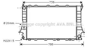 Теплообменник AVA QUALITY COOLING AI2081