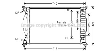 Теплообменник AVA QUALITY COOLING AI2241