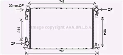 Теплообменник AVA QUALITY COOLING AI2407