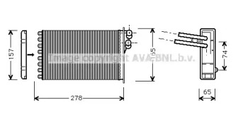 Теплообменник AVA QUALITY COOLING AI6156