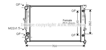 Теплообменник AVA QUALITY COOLING AIA2122